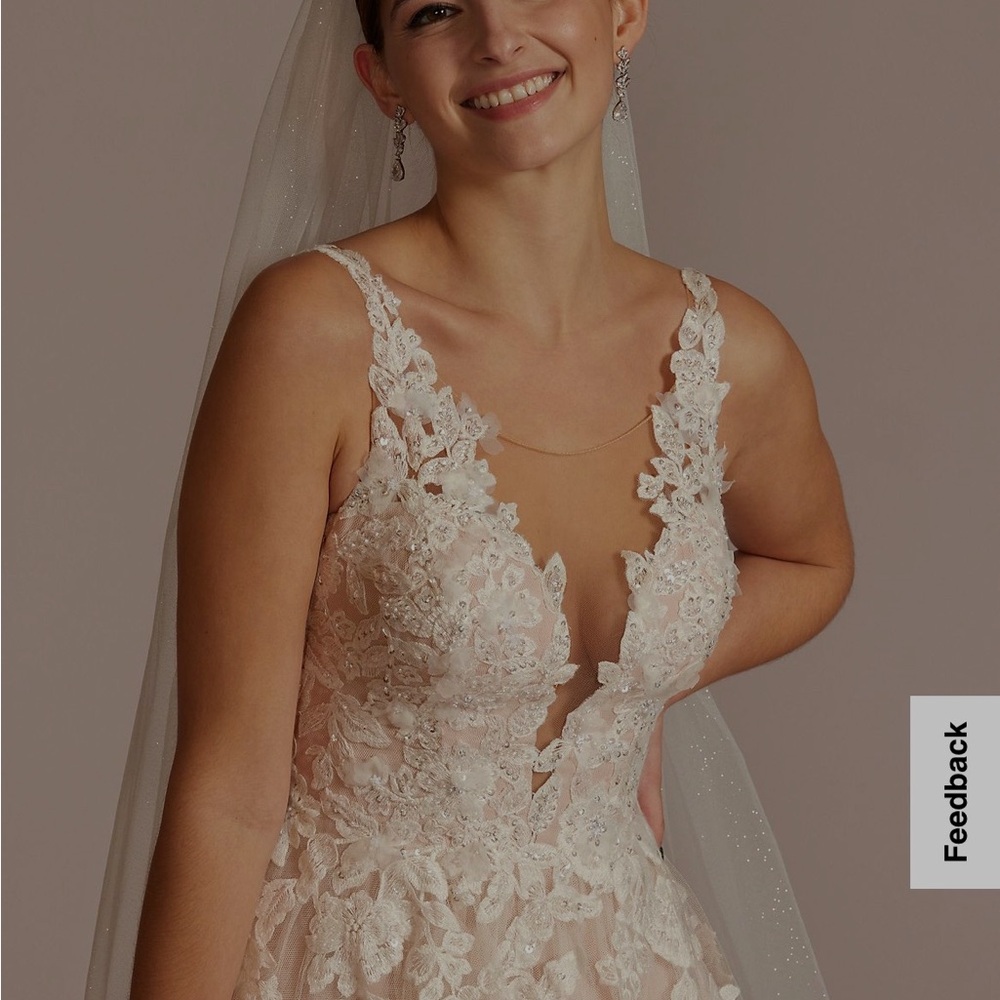 David’s bridal used wedding dress